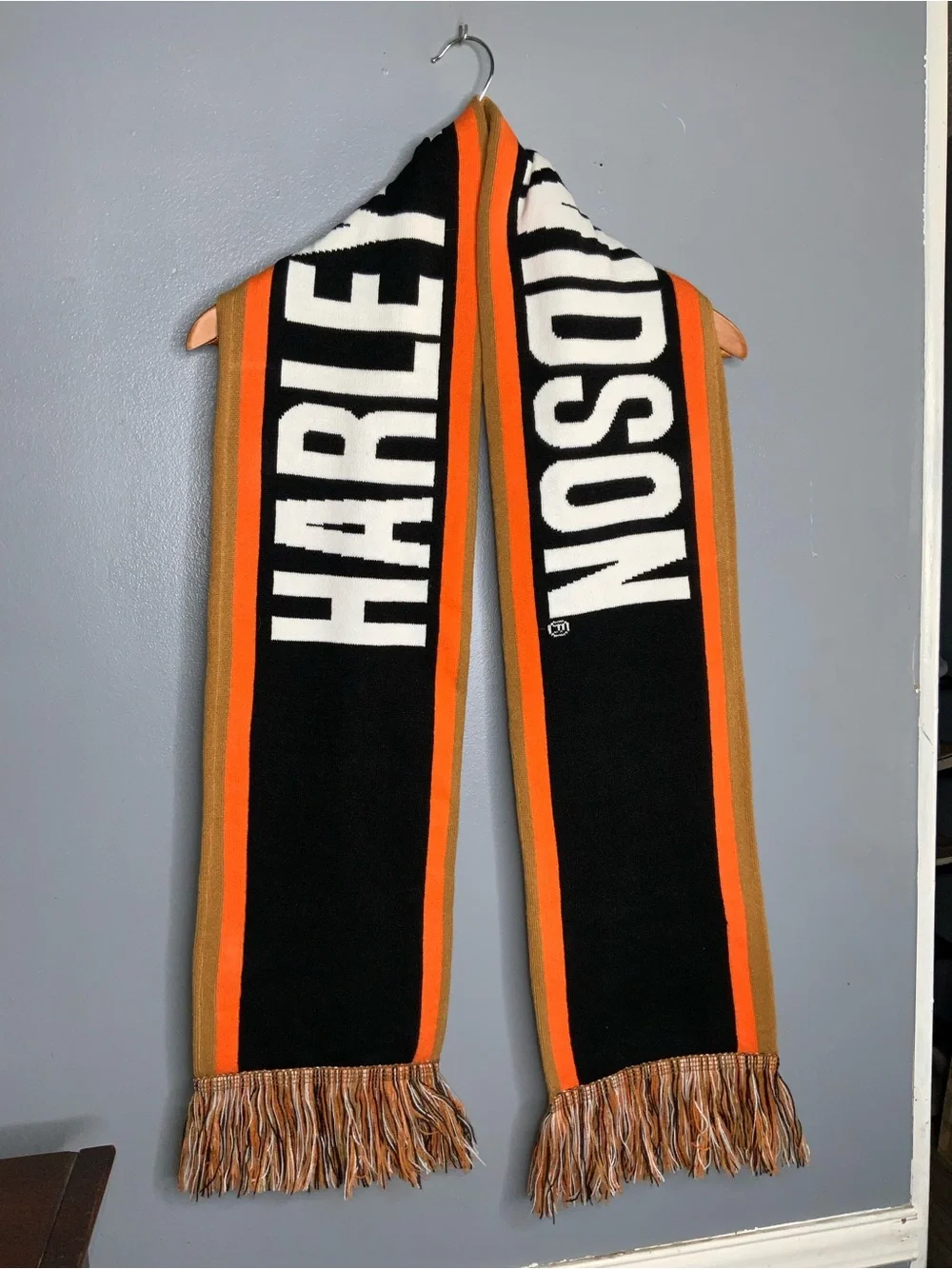 Harley-Davidson Men's Striker Bar & Shield Winter Scarf
